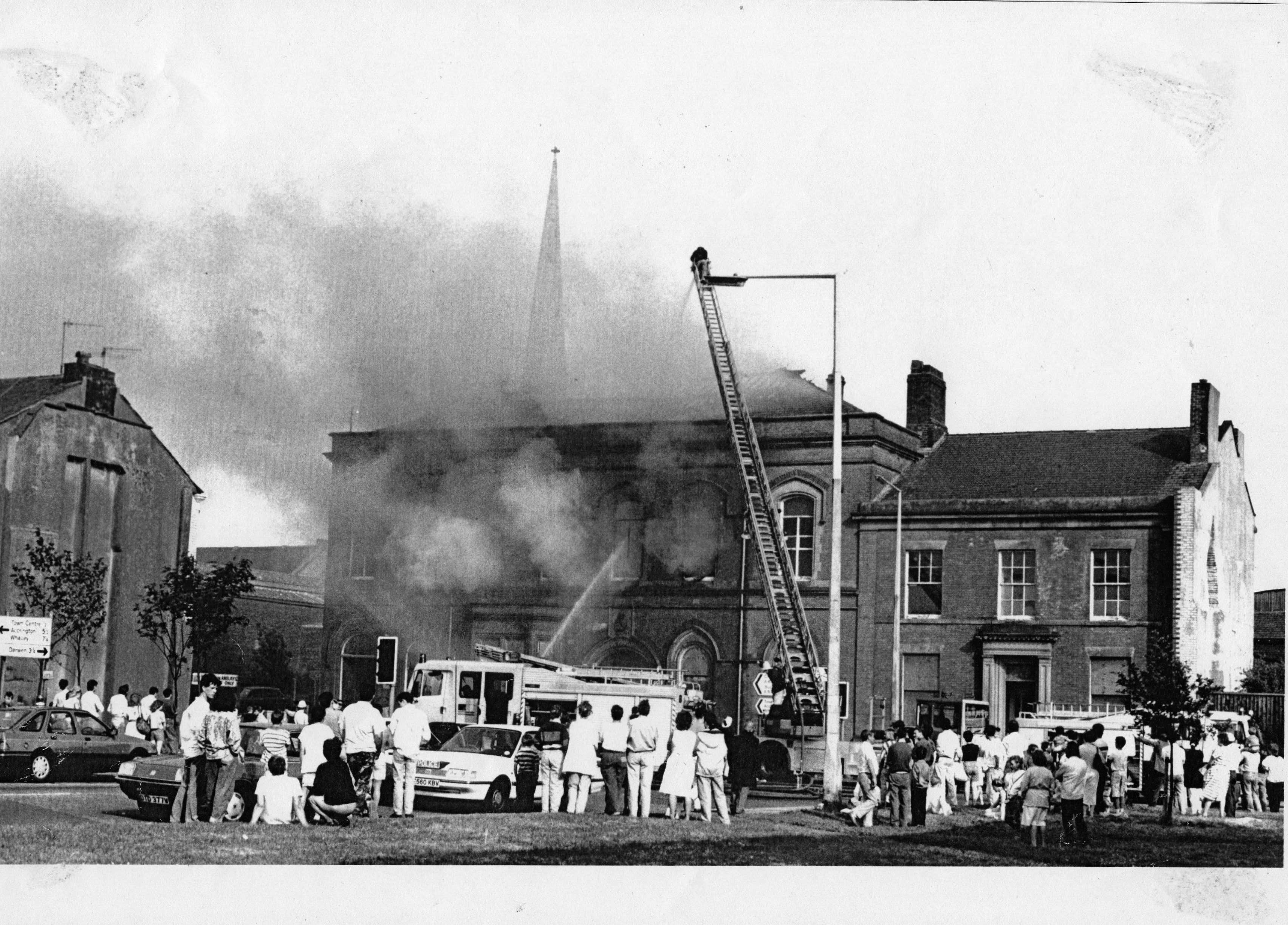 The Old Courthouse, King Street late 90's Blackburn Fire History