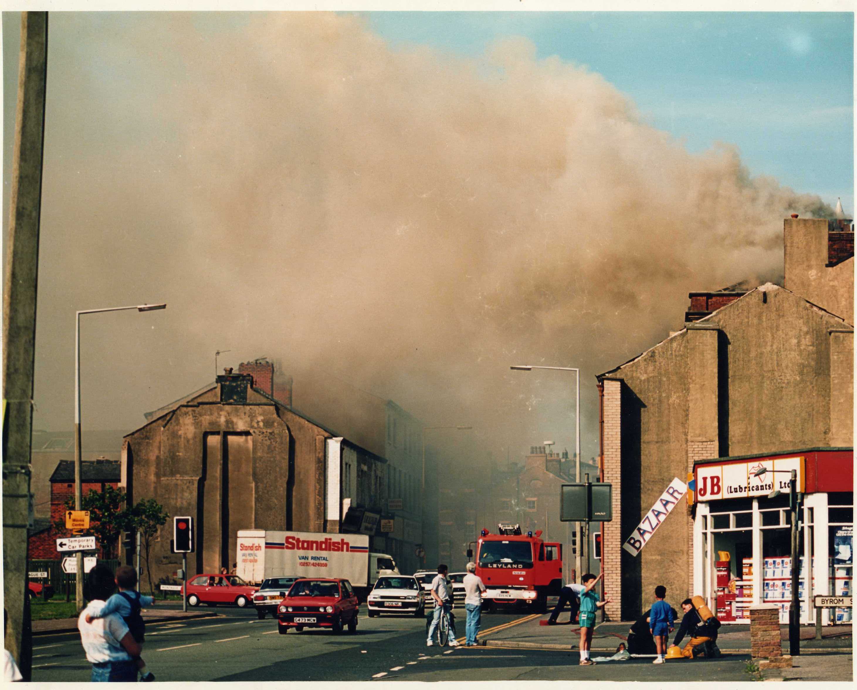 The Old Courthouse, King Street late 90's Blackburn Fire History