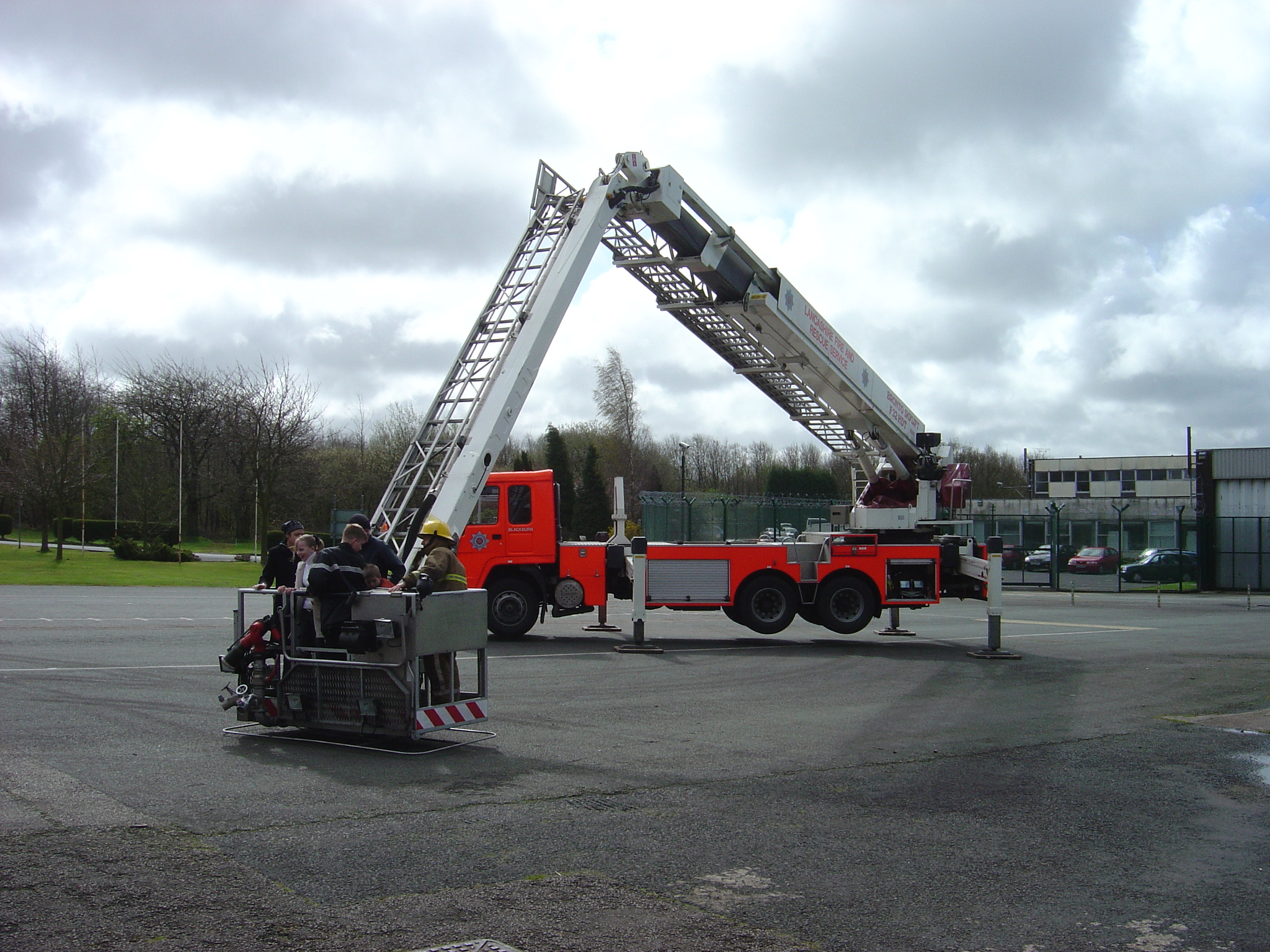 Aerial Ladder Platform Demonstration At The Training Centre